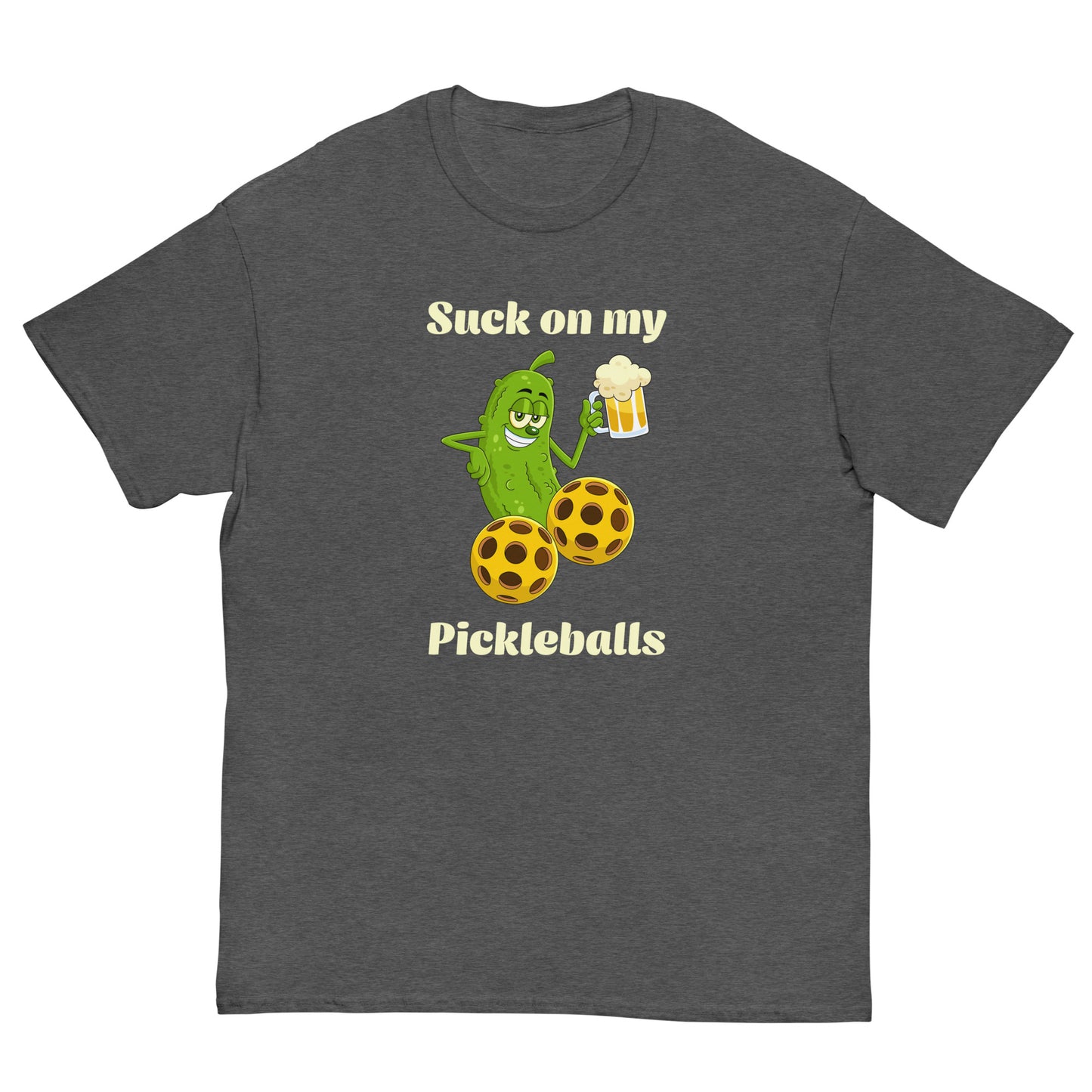 Suck On My Pickleballs Unisex t-shirt