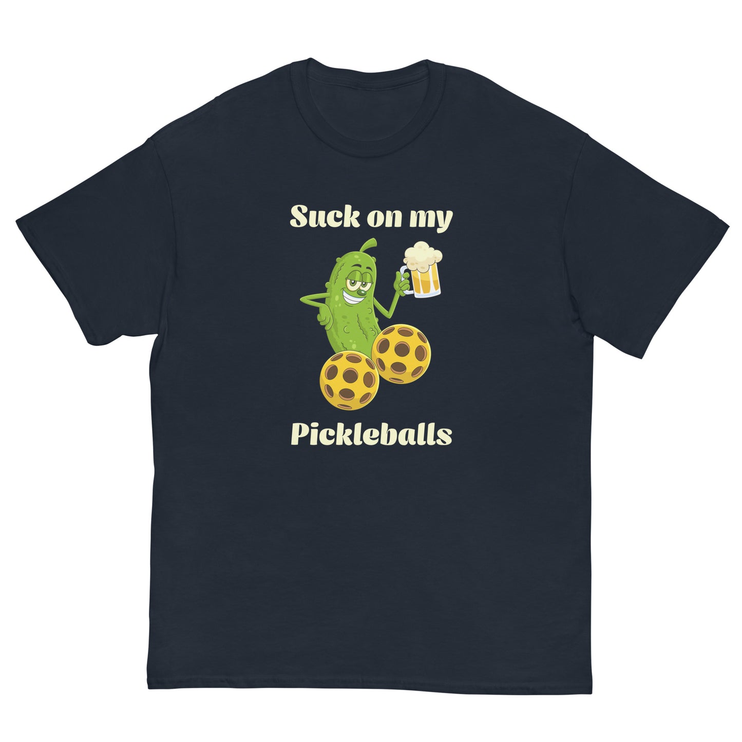 Suck On My Pickleballs Unisex t-shirt