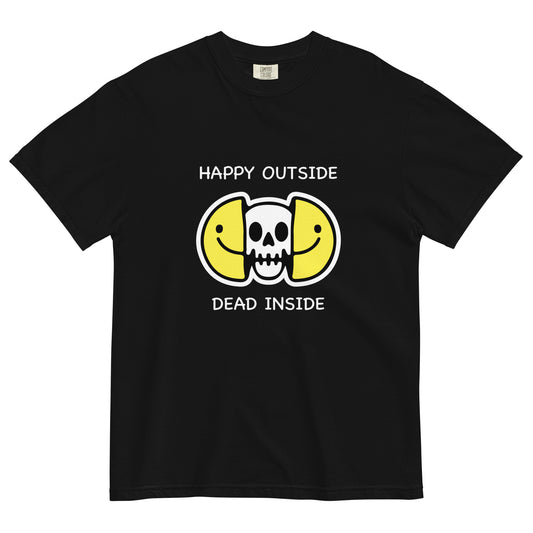 Happy Outside Dead Inside Unisex t-shirt