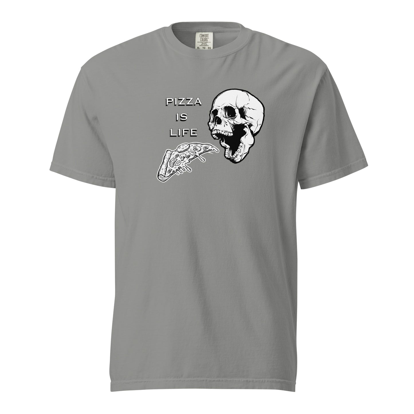 Pizza Is Life Skull Unisex t-shirt