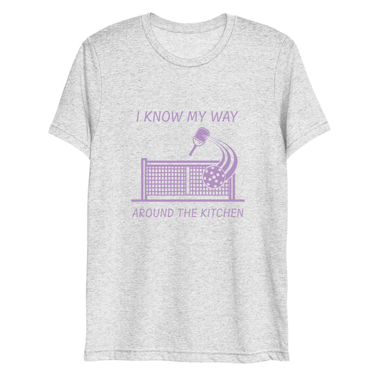 Know My Way Around A Kitchen Pickleball t-shirt